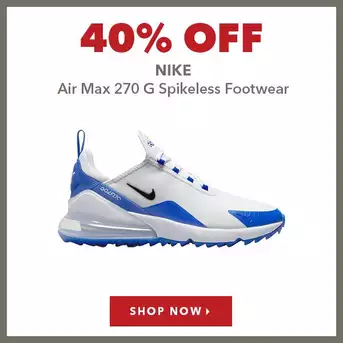 Nike Air Max 270 G Spikeless Footwear - 40% Off