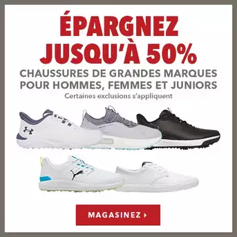 Chaussures de grandes marques pour hommes, femmes et juniors - Jusqu’à 50% de rabais