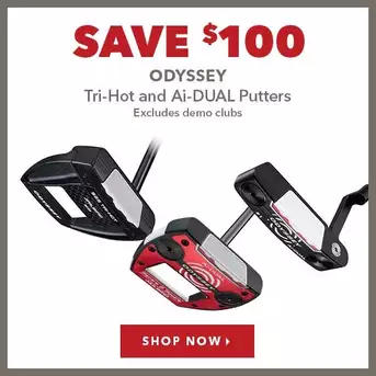 Odyssey Tri-Hot & Ai-Dual Putters - Save $100 