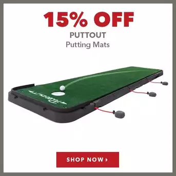 PuttOUT Putting Mats - 15% Off 