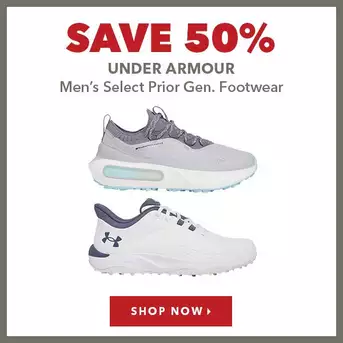 Under Armour Men's Select Prior Gen. Footwear - Save 50%