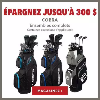 Cobra Package Sets - Save Up To $300 