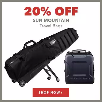 Sun Mountain Travel Bags - 20% Off 