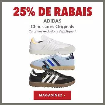 Chaussures adidas Originals pour hommes – 25% de rabais