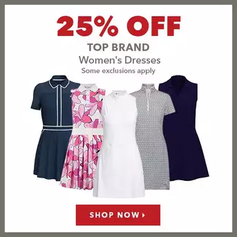 Women's Dresses - 25% Off 