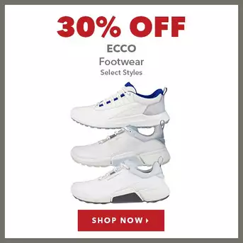 Select Ecco Footwear - 30% Off 