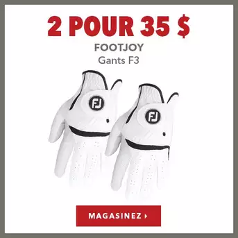 Gants FootJoy – 2 pour 35 $
