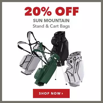 Sun Mountain Stand & Cart Bags - 20% Off 