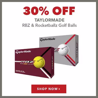 TaylorMade RBZ & Rocketballz Golf Balls - 30% Off 
