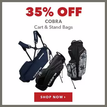 Cobra Cart & Stand Bags - 35% Off