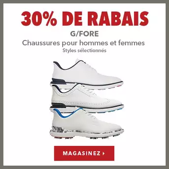 Sélection de chaussures pour hommes et femmes G/Fore - 30% de rabais