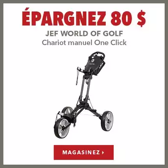 Chariot manuel Jef World Of Golf One Click - Épargnez 80 $