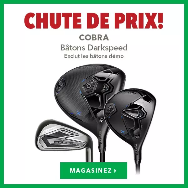 Baisse de prix sur les bâtons Cobra Darkspeed