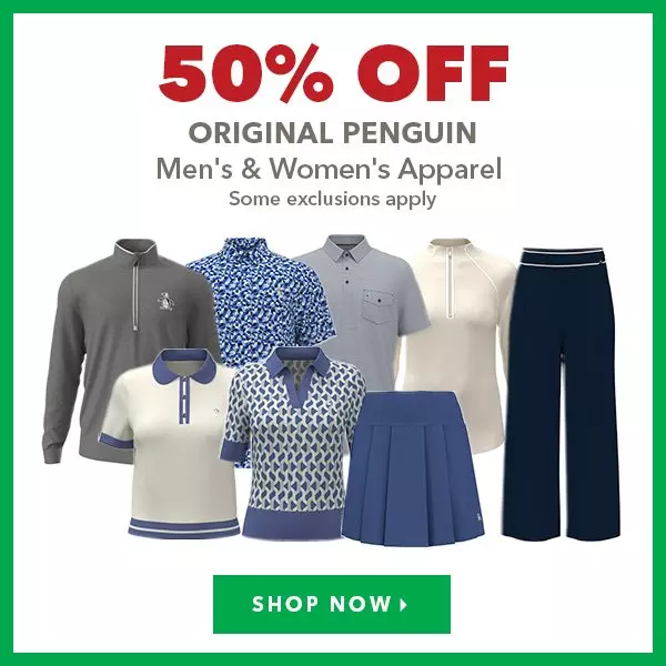 Original Penguin Men's & Women's Apparel - 50% Off 