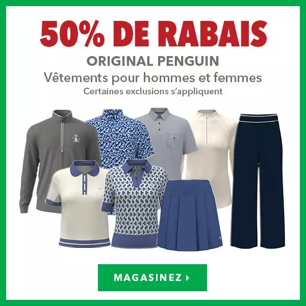 Vêtements pour hommes et femmes Original Penguin – 50 % de rabais