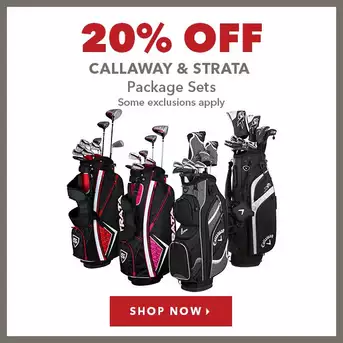 Callaway & Strata Package Sets - 20% Off