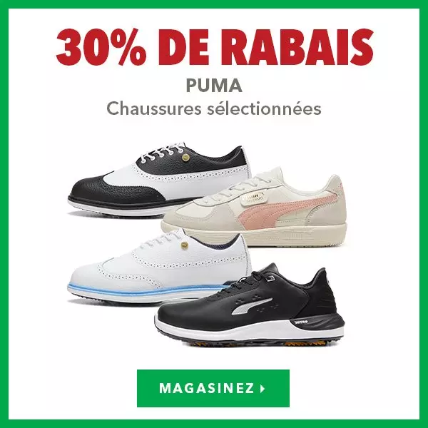 Chaussures Puma sélectionnées – 30% de rabais