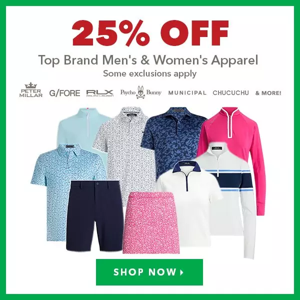 Top Brand Men's & Women's Apparel - 25% Off 