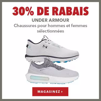Chaussures Under Armour sélectionnées pour hommes et femmes – 30% de rabais