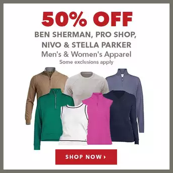 Ben Sherman, Pro Shop, Nivo & Stella Parker Men's & Women's Apparel - 50% Off