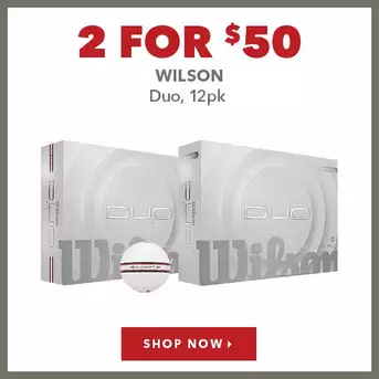 Wilson Duo, 12pk - 2 For $50 
