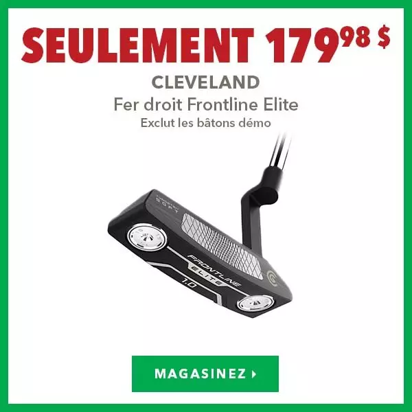 Fers droits Cleveland Frontline Elite – Seulement 179,98 $ ch.