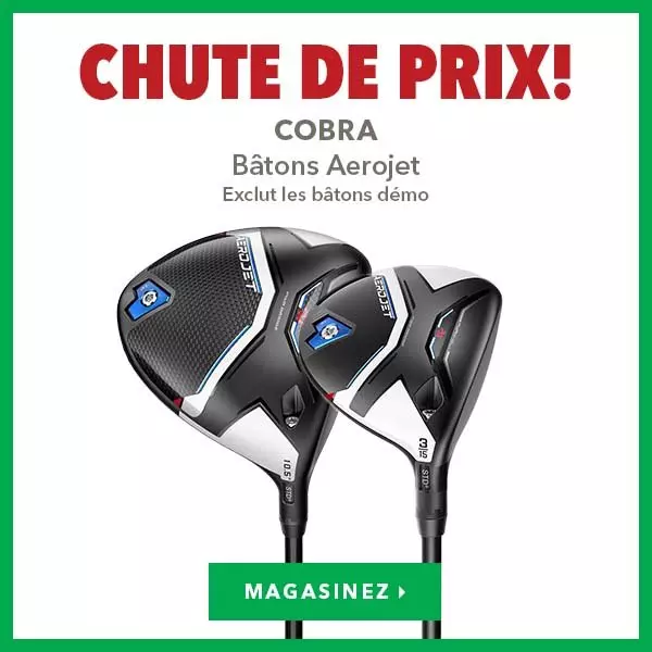 Baisse de prix sur les bâtons Cobra Aerojet