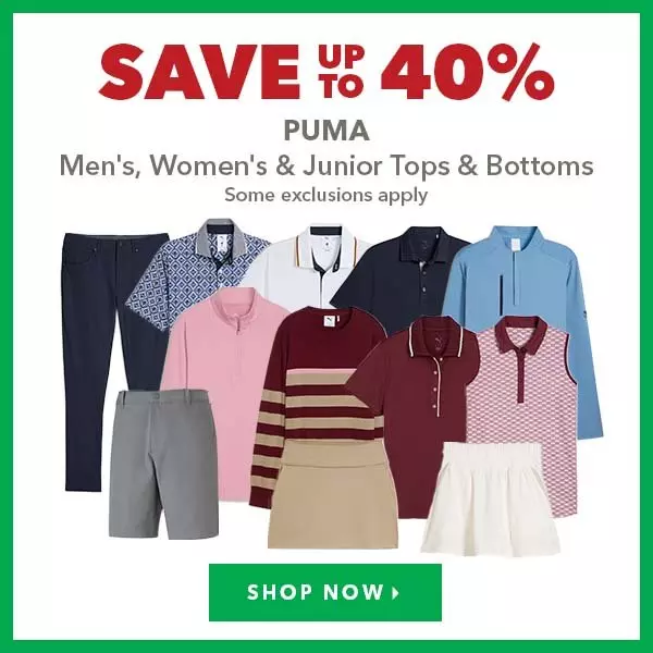 Puma Men's, Women's & Junior Tops & Bottoms - Save Up To 40%