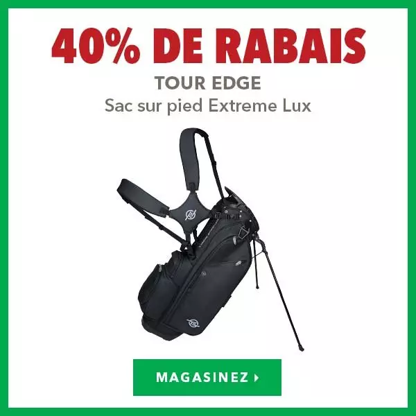 Sac sur pied Tour Edge Xtreme Lux – 40% de rabais