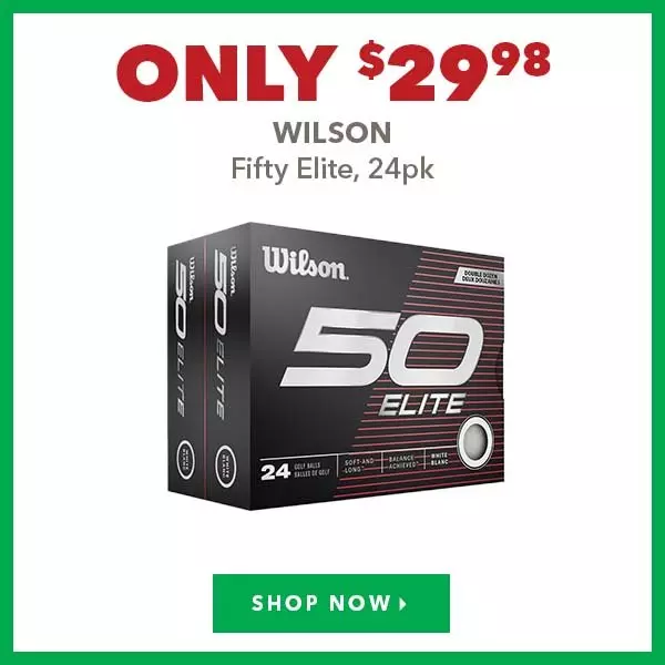 Wilson Fifty Elite, 24pk - Only $29.98