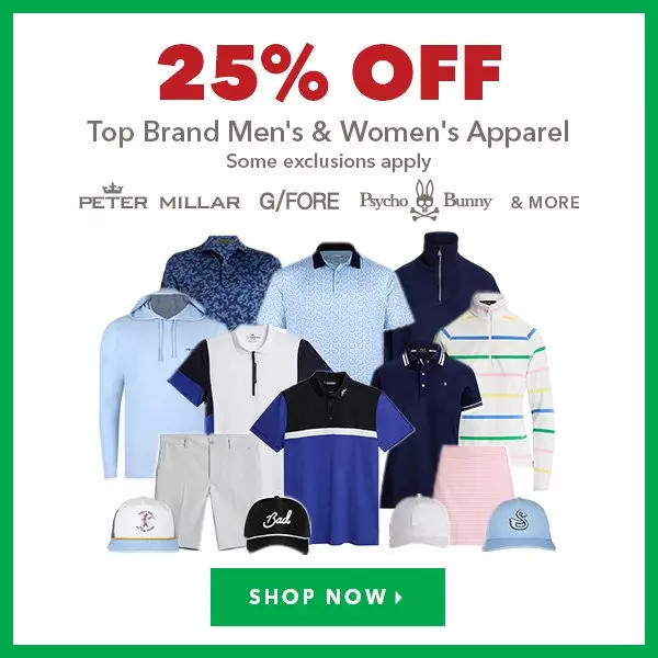 Top Brand Men's & Women's Apparel - 25% Off 