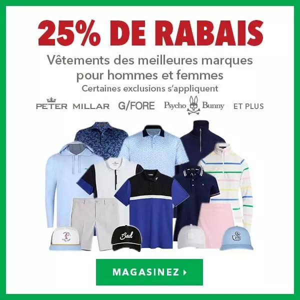 Vêtements de grandes marques pour hommes et femmes – 25% de rabais
