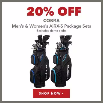 Cobra Men's & Women's AIRX-S Package Sets - 20% Off