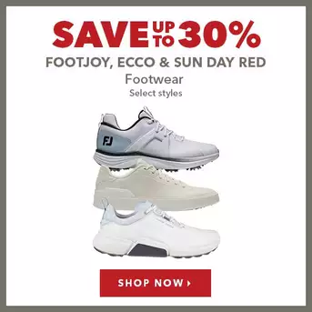 Select FootJoy, Ecco & Sun Day Red Footwear - Save Up To 30% 