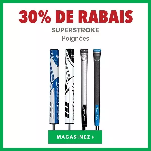 Poignées SuperStroke – 30% de rabais