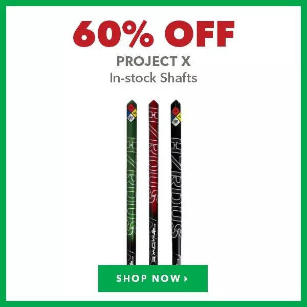 Project X In-Stock Shafts - 60% Off 