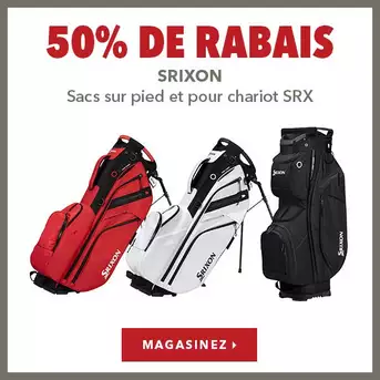 Srixon SRX Stand & Cart Bags - 50% Off