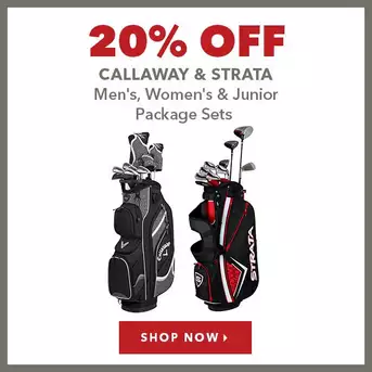 Callaway & Strata Men's, Women's & Junior Package Sets - 20% Off 