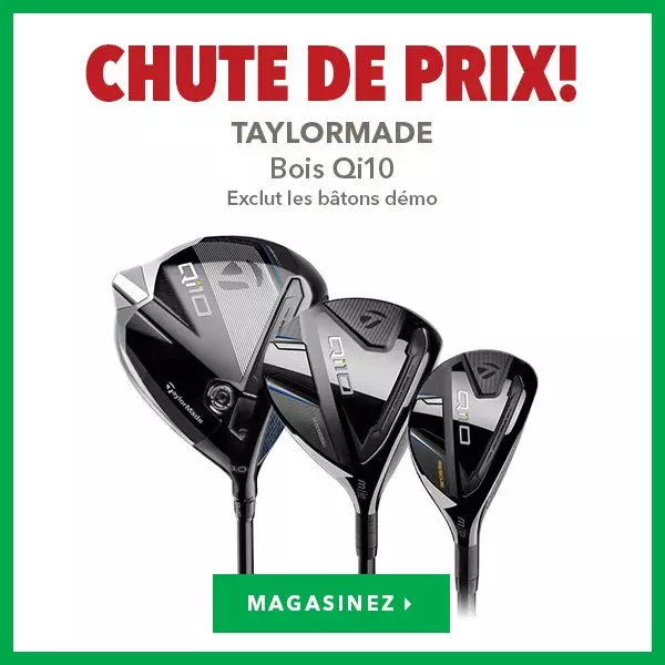 Baisse de prix sur les bois TaylorMade Qi10
