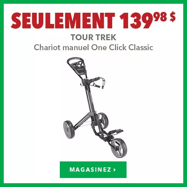 Chariot Tour Trek One Click Classic – Seulement 139,98 $