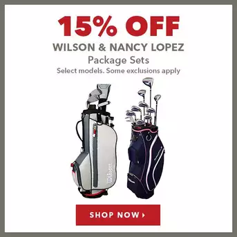 Select Wilson & Nancy Lopez Package Sets - 15% Off 