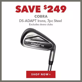 Cobra DS-ADAPT Irons, 7pc Steel - Save $249
