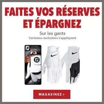 Faites vos réserves et épargnez sur les gants