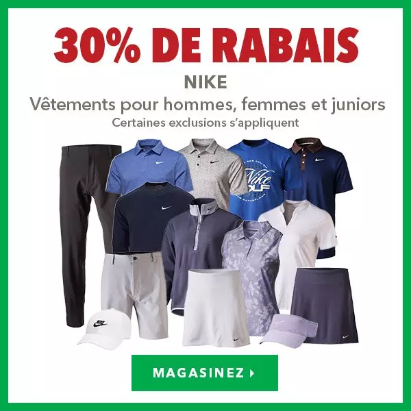 Vêtements Nike pour hommes, femmes et juniors - 30% de rabais