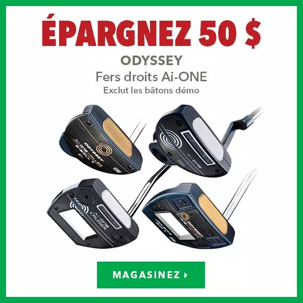 Fers droits Odyssey Ai-ONE - Économisez 50$