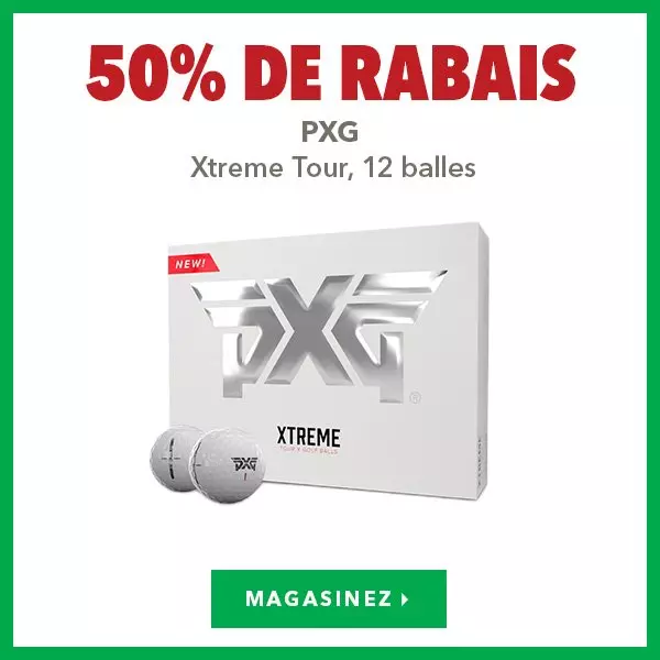 PXG Xtreme Tour, 12 balles - 50% de rabais