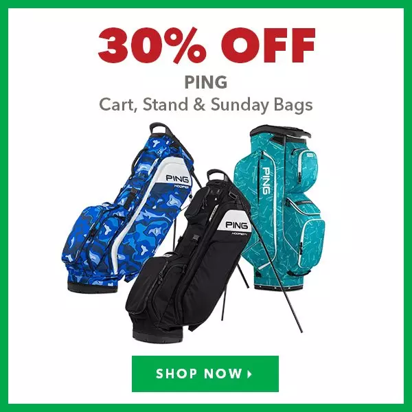 Ping Cart, Stand & Sunday Bags - 30% Off