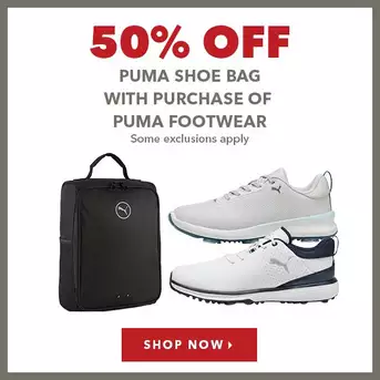 Select Puma Footwear - 50% Off Shoe Bag With Purchase