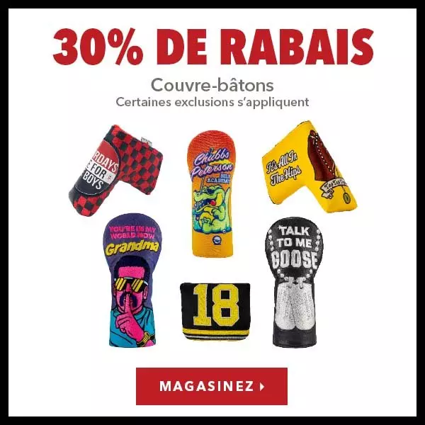 Couvre-bâtons – 30% de rabais