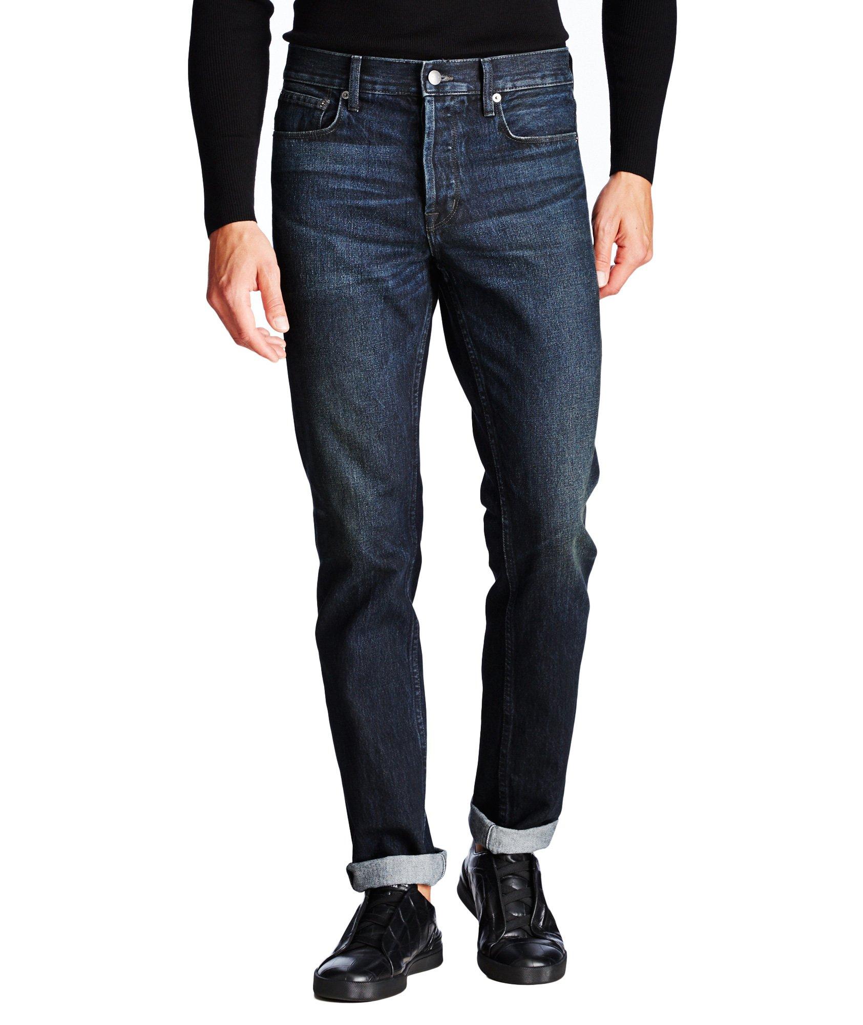 Straight Fit Tar Sand Jeans image 0